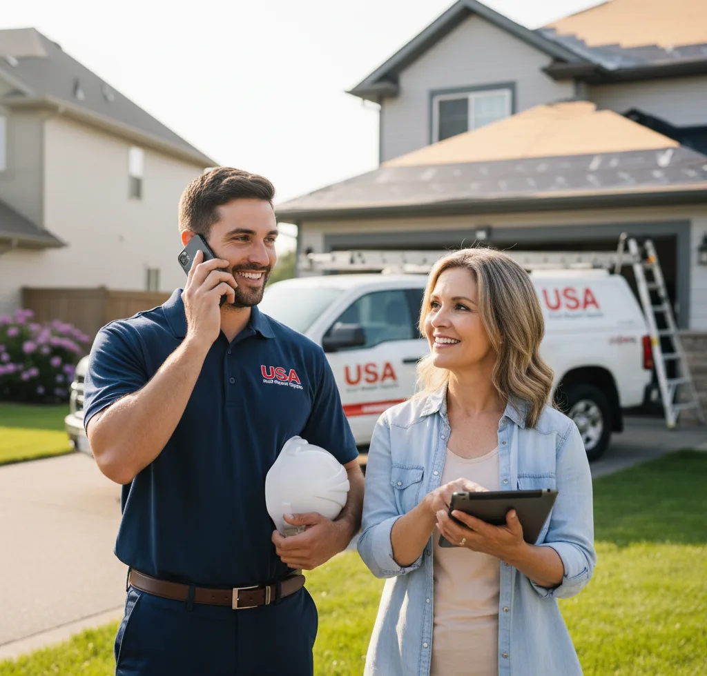 USA Roof Repair Experts customer support in Langley